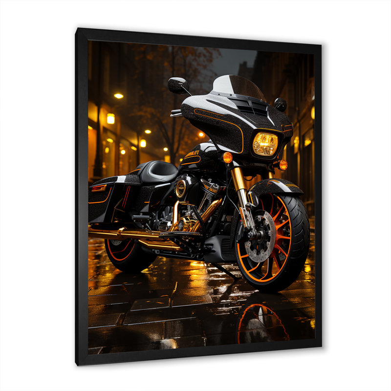 Moto Urban Streetster II, H 44 po x l 34 po x P 1,5 po, Cadre simple noir