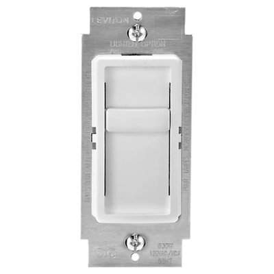 Leviton Decora SureSlide Watthite 600 Watt Slide Dimmer Switch 3 Pack