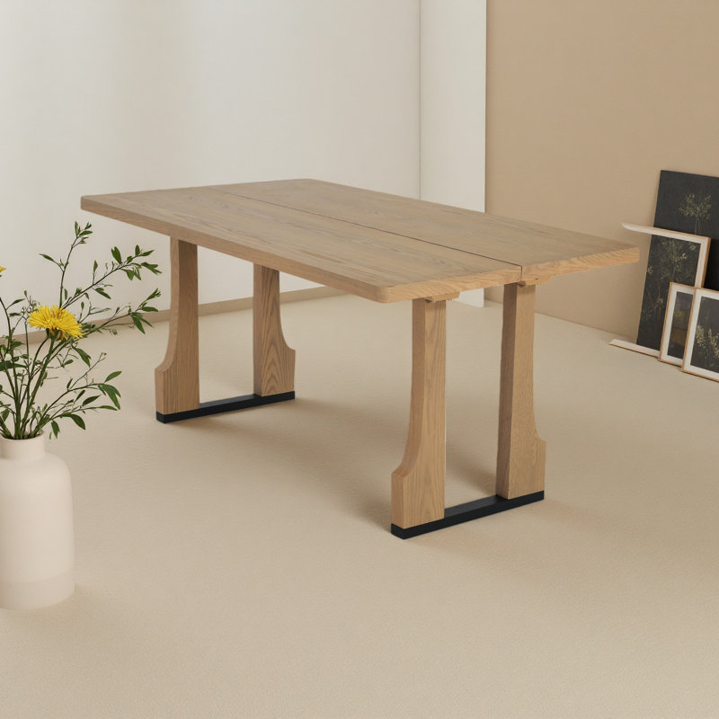 Table de salle à manger 63 ", Frêne clair