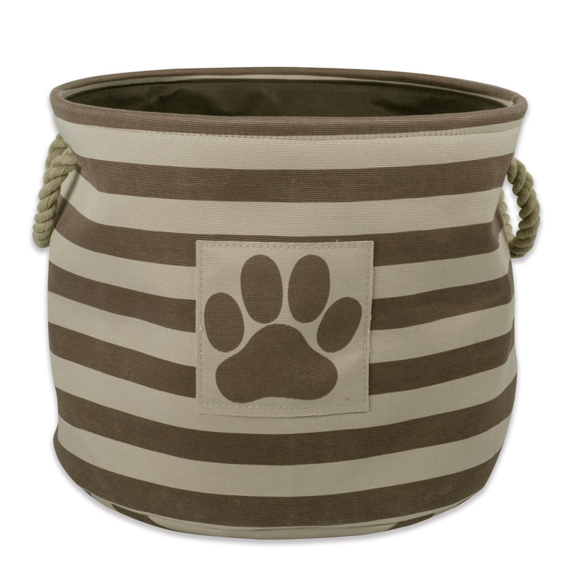 Panier en tissu Cambridgeshire, Brun, H 9 po x l 12 po x P 12 po