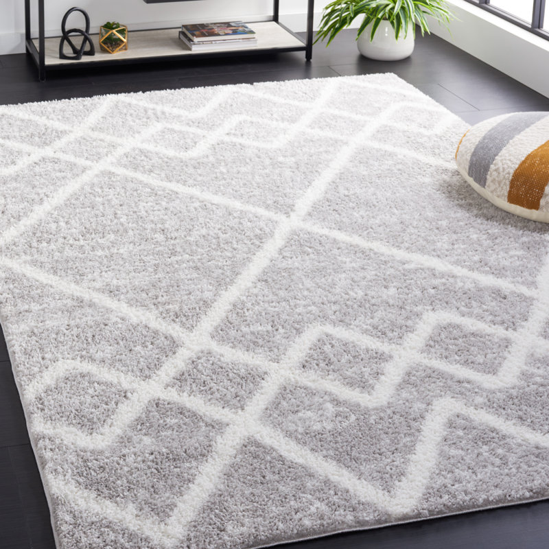 Baiden Shag Performance Geometric Rug, Rectangle 8' x 10'