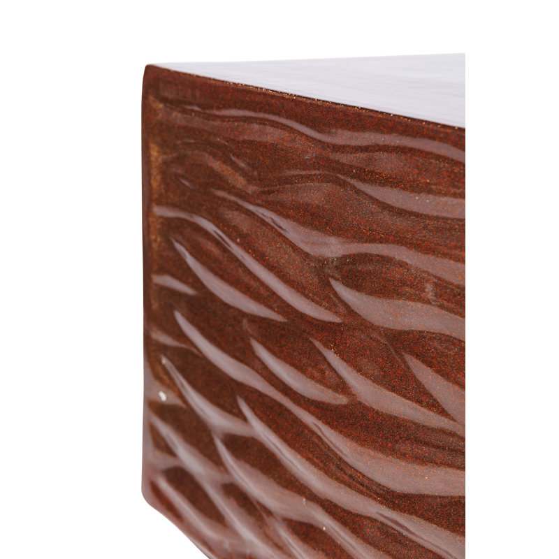 Zen Outdoor Coffee Table, Pyrite Brown Gloss