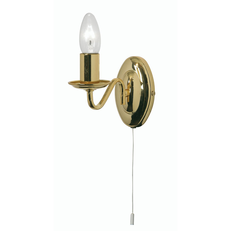 Swallow Candle Wall Light, Gold