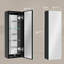 10" W 30" H Surface Mount Frameless Medicine Cabinet with Mirror and 2 Adjustable Shelves-1594626302