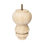 Pied de chignon rond en bois massif 6 po x 4 po - 1 pièce