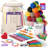 Hearth & Harbor Crochet Kit, Includes Bag, Cotton Crochet Yarn, Hooks, USB Port, Tutorials and More