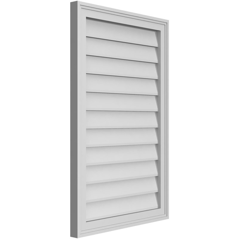 Cadre en brique, brun clair apprêté, H 34 po x l 22 po x P 1,5 po