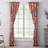Menagerie Toile Wildlife Semi-Sheer Rod Pocket Single Curtain Panel
