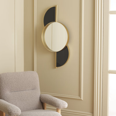 Rosebank Iron Circle Wall Mirror