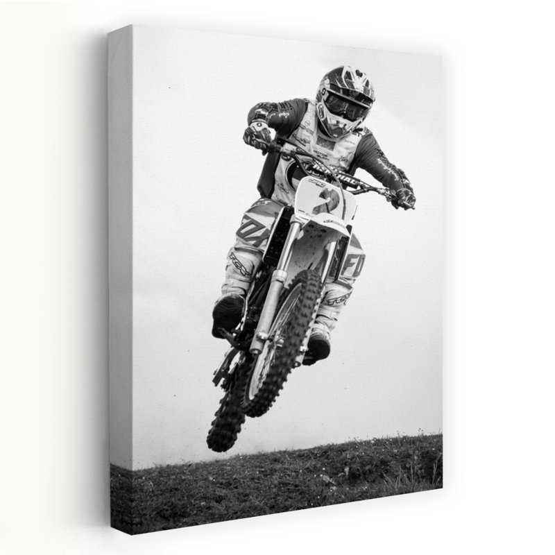 Art mural contemporain Rider, H 36 po x l 24 po