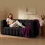 Modern Corduroy 2-Seater Loveseat with Oversized Armrests, Small Space Sofa-1824911950