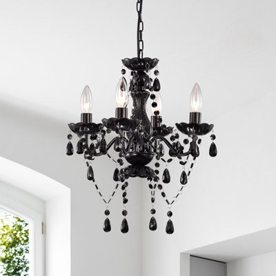 Lustre empire 4 lumières de style bougie Jenifry