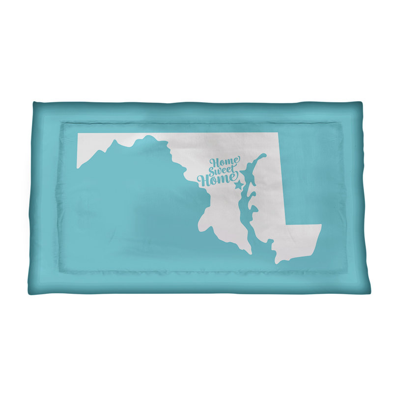 Polyester Sham Set, Microfiber, King, Teal