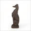 Élégante statue de chien lévrier, pierre de fonte durable avec détails complexes, parfaite pour la décoration extérieure et aucun assemblage requis