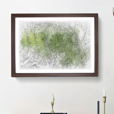 Leaf Veins - Picture Frame Graphic Art Print