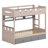 Fantasy-Themed Bunk Frame Featuring Drawer Organization, Display Shelves, and Ambient LED Illumination-1601637174