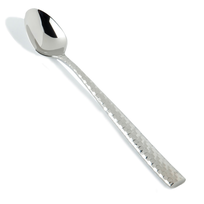 Lucca Faceted 18/10 Stainless Steel Iced Beverage Spoon