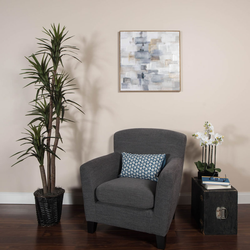 72'' Faux Tree in Wicker/Rattan Basket