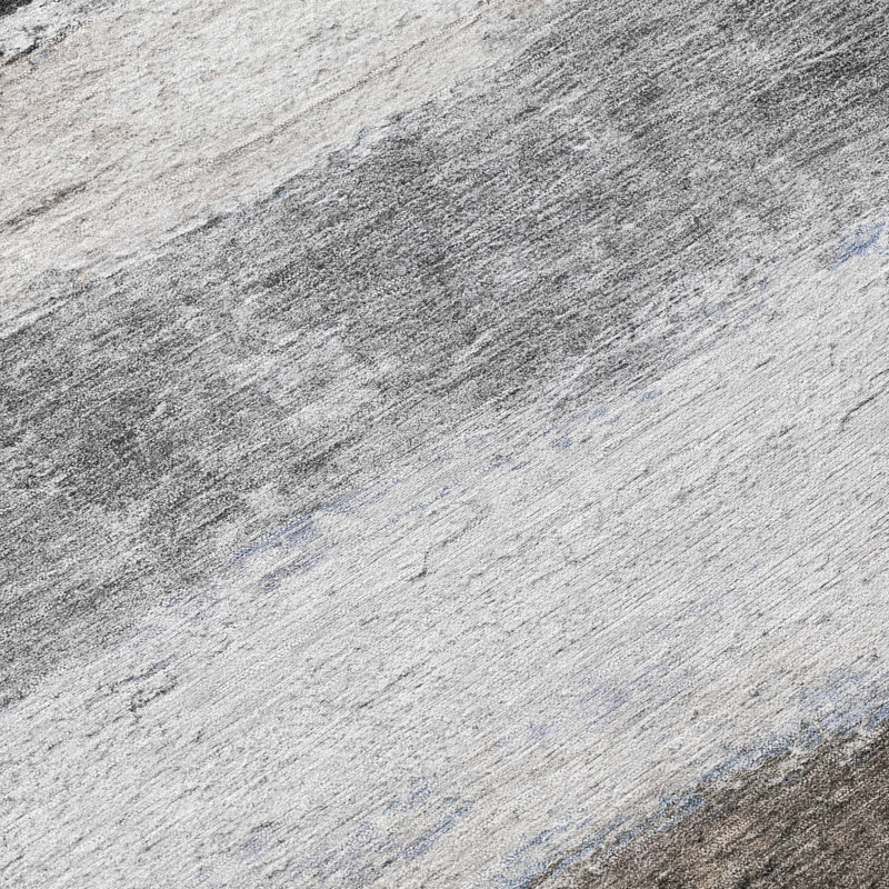Tapis rayé intérieur / extérieur lavable à la machine ACN2169, Tapis de couloir 2 pi 3 po x 7 pi 6 po