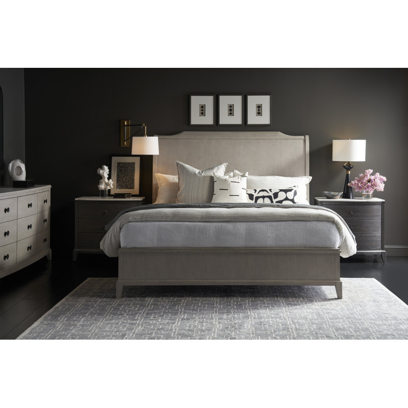 Nadine Solid Wood Standard Bed, Queen
