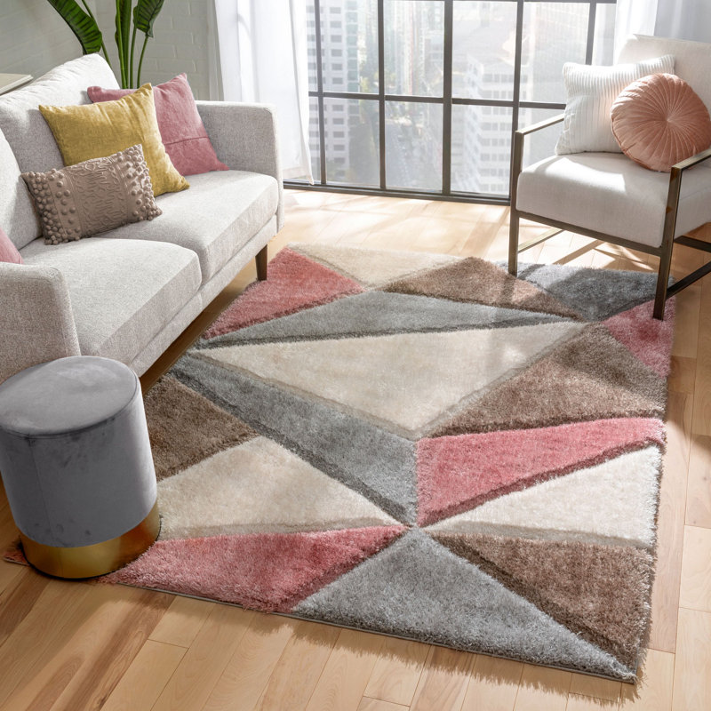 Kratos Geometric Indoor Rug, Rectangle 5'3" x 7'3"