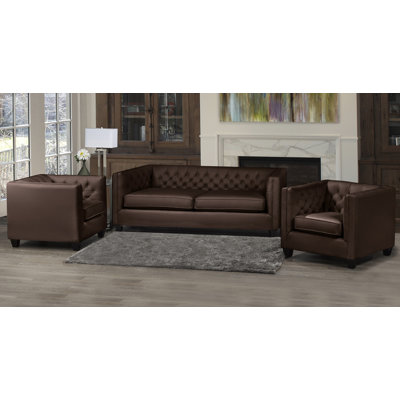 Bourne 3 - Piece Living Room Set