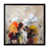 Impression noire sur toile encadrée sélectionné