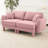 Comfortable Shell Armrests Polyester Sofa For Relaxation