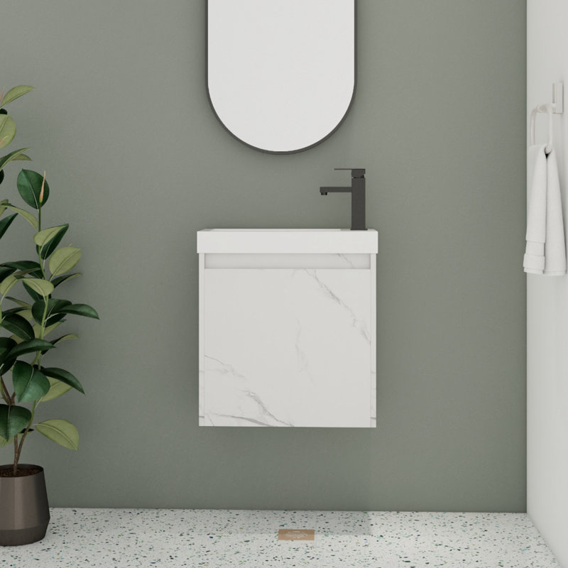 Meuble-lavabo simple avec plateau 20,17 po Juretta