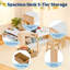 Ensemble de table convertible pour enfants et 2 chaises - bureau d'activités 47 po avec 3 boîtes de rangement - table de jeu réglable pour tout-petits - ensemble de table pliante et chaises pour la maison ou l'école