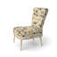 Chaise d'appoint rembourrée Mid-Century