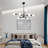 Glenarm 8-Light Modern Sputnik Sphere Chandelier-1134615059