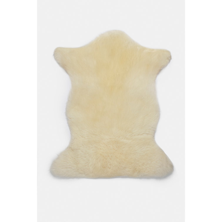 Dwana Solid Colour Sheepskin Area Rug