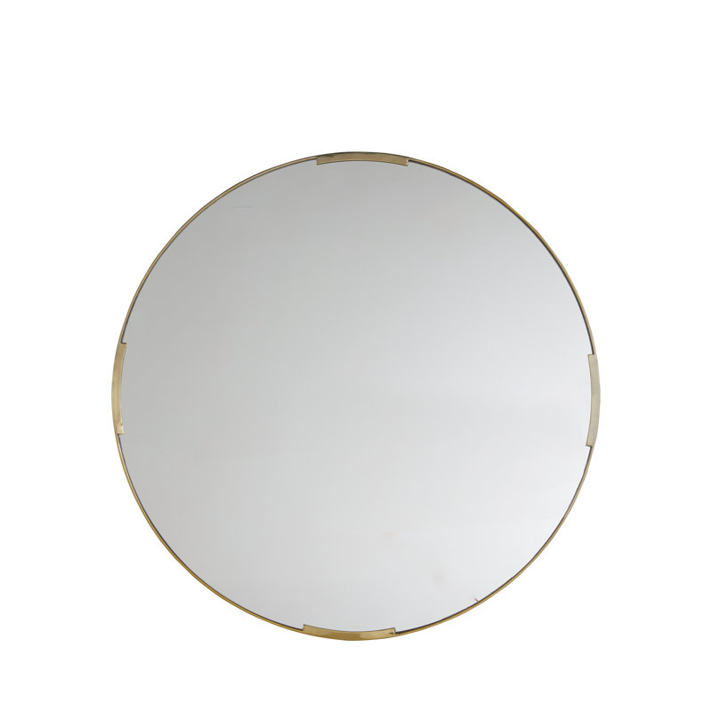 Baker Round Metal Wall Mirror