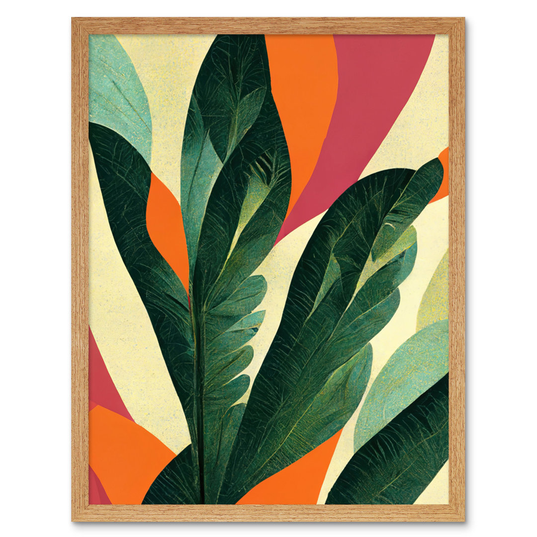 Exotic Tropical Leaves Botanical - Print