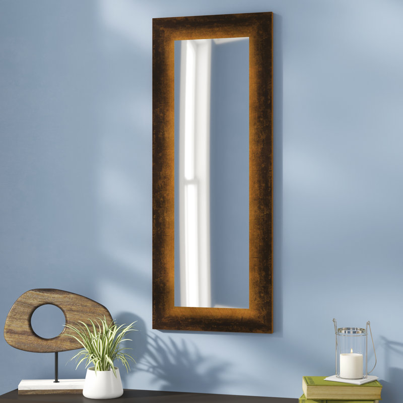 Flat Wall Mirror, 21.5" H x 9.5" W