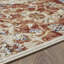 Tapis orange en polypropylène tissé à la main Raashi-831936175