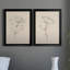 Floral Contour Study III, reproduction encadrée de qualité supérieure - prête à être accrochée-78609207-78609206