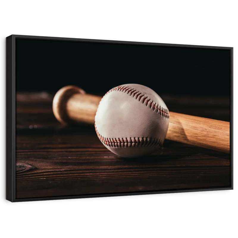 Baseball Things Canvas Print, 25" H x 37" W