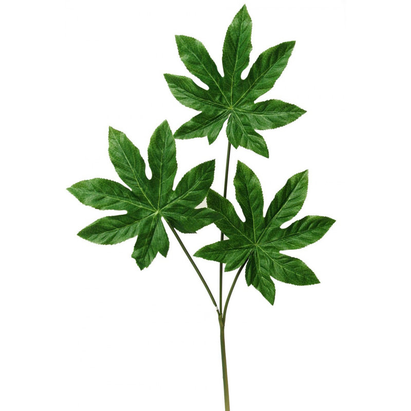 Branche de fatsia, plantes et arbres artificiels