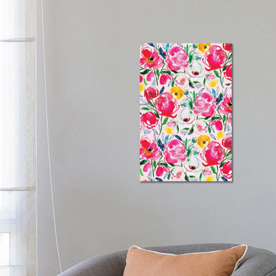 Floral Fun by Joy Ting - Wrapped Canvas Gallery-Wrapped Canvas Giclée