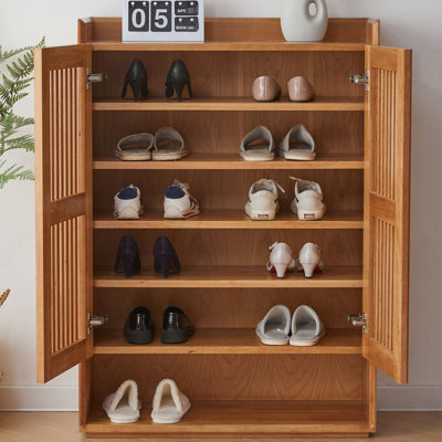 Nordic style storage shoe cabinet