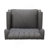 Oversized Tufted Wingback Fabric Push Back Recliner With Nailhead Trim And Button Tufted Diamond Stitch For Living Room, Bedroom-660637314