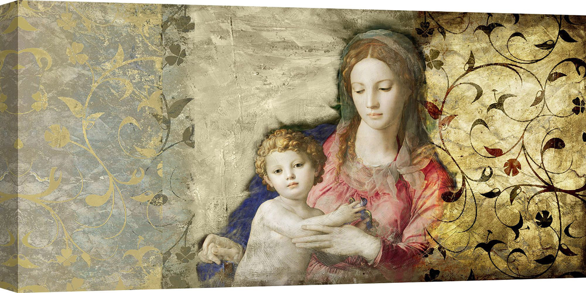 Astoria Grand Virgin Mary after Bronzino by Simon Roux - Wrapped Canvas ...