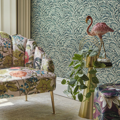 Exotica 10.05m x 52cm Metallic Wallpaper Roll