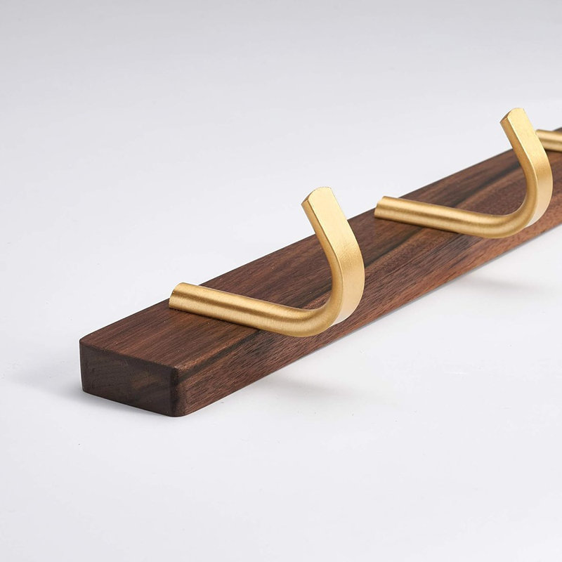 Wall Mounted Coat Rack,Multi Hook Hangers,Entryway Han...