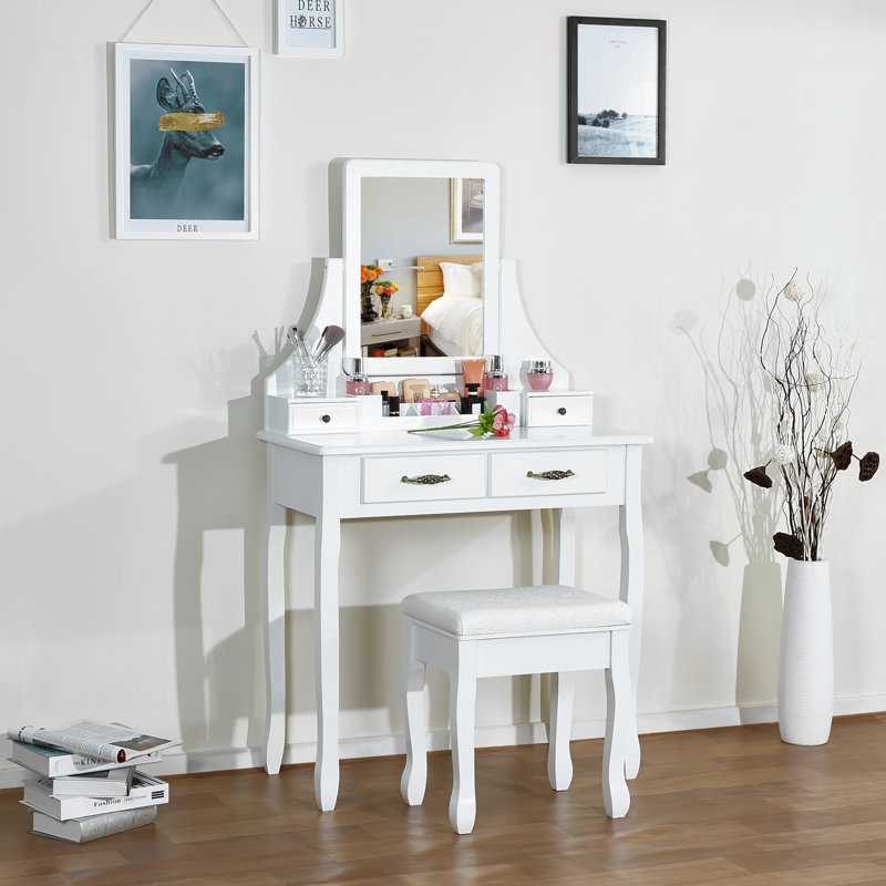 Folger Solid Wood Accent Stool