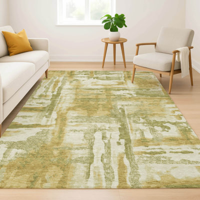Premium Machine Washable Mayfield Abstract Rug