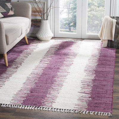 Cayman Hand Woven Cotton Striped Rug
