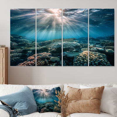 Rutter - Coastal Tropical, art mural 4 pièces